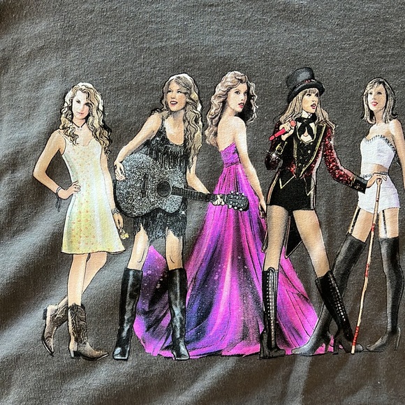 New Taylor Swift Evermore Eras Long Sleeve Shirt - Picture 3 of 8